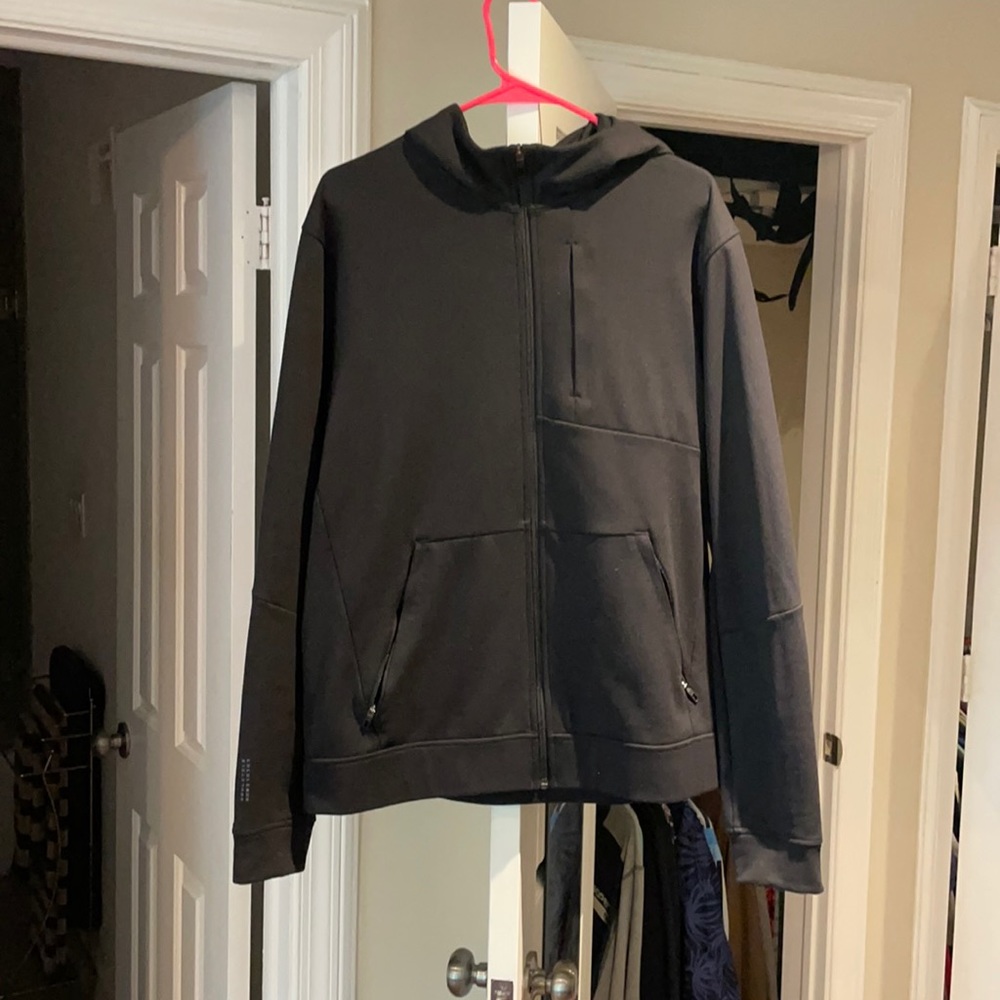 Black Lululemon X SoulCycle Collab Jacket Large